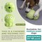 Durable Chewable Dog Octopus Toy Interactive Treat Dispensing Puzzle for Small Dogs, Fillable & Freezable, Fun Enrichment Toy, Green, 66 lbs, 409x409x519 in